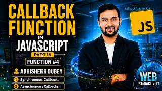 Callback Functions in JavaScript | Function #4 | JavaScript Tutorial | Abhishekh Dubey | ETM Academy
