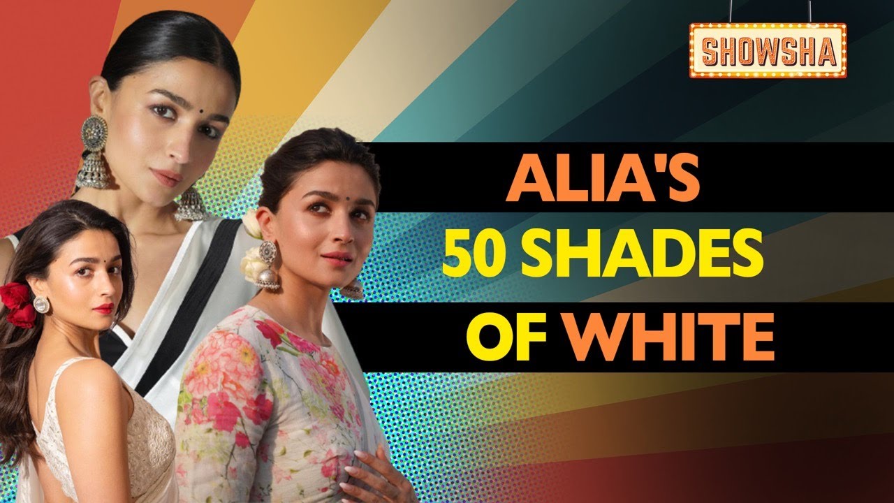 Alia Bhatt's Gangubai Kathiawadi Promotions Are All About White Saree & Some Colour | Fashion News - SHOWSHA