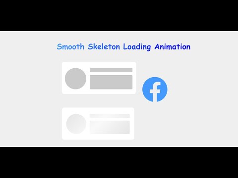 Smooth Skeleton Loading | HTML CSS