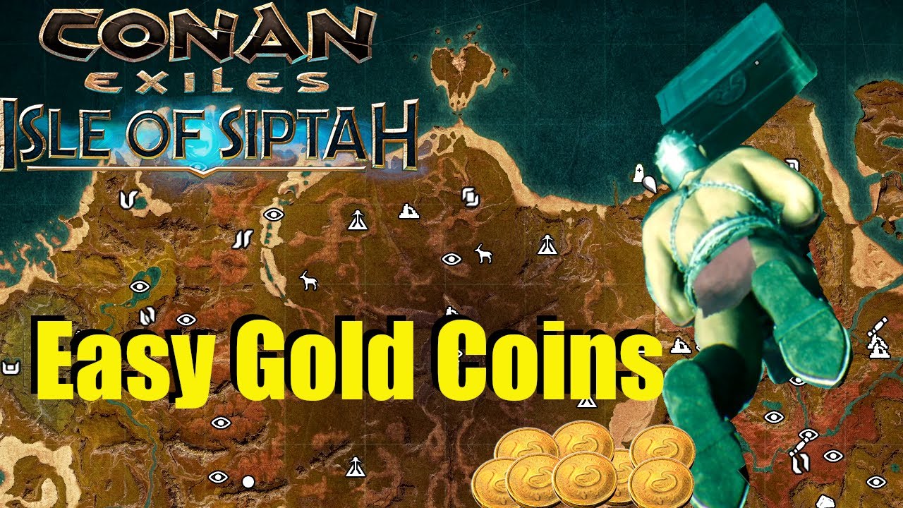 Easy Conan Exiles Gold Coins Location Isle of Siptah Quick Tip YouTube