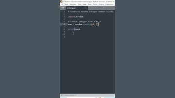 Generating Random Number within Range in Python | #shortvideo #viral