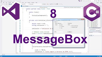 Tutorial Programación Windows Forms C# 8 --- MessageBox