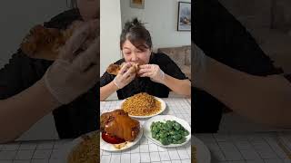 Braised pork knuckle with Laba garlic is delicious!#Oh my god, it smells so good #What to eat today