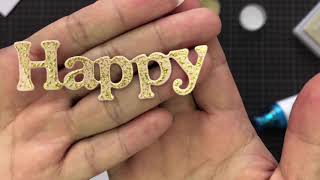 Mixing Glitter with Embossing Powder  #embossingpowder #alinacutle #alinacraft