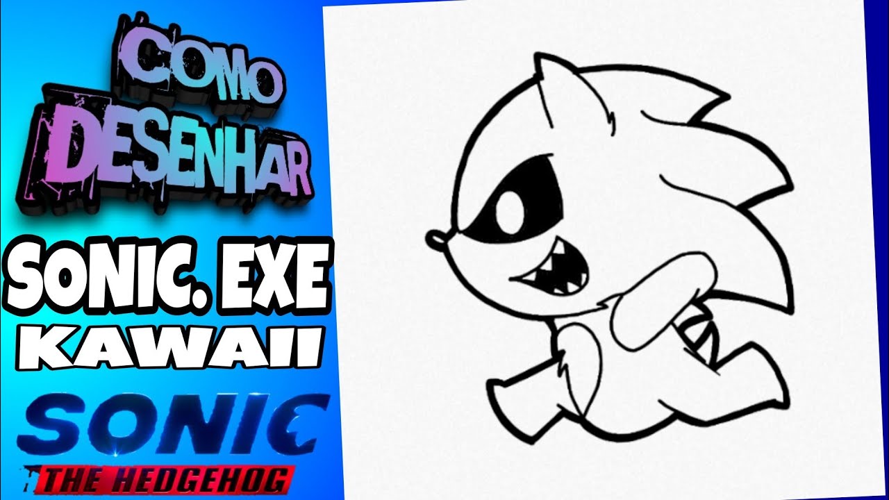 Como DESENHAR SONIC EXE vs FLEETWAY SUPER SONIC - How to DRAW