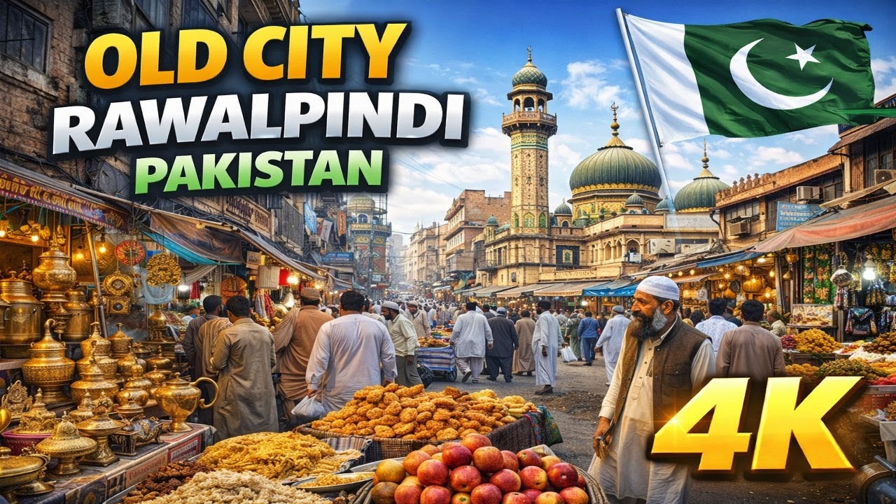 Drive Around Rawalpindi Pakistan | 4K Rawalpindi Pakistan 🇵🇰Tour