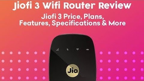 Jio fi3 | Unboxing & Review + speed check | Jio wi-fi JMR540 & JMR541 | Tech GiRi