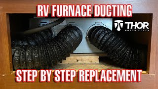 RV furnace duct replacement | RV heater ducting repair | how to replace RV ducting | Thor ACE 30.2 by Mile High Campers 4,857 views 1 year ago 5 minutes, 31 seconds
