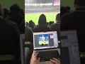 Our graphic designer took his office to the stands 👀 #afl #footy