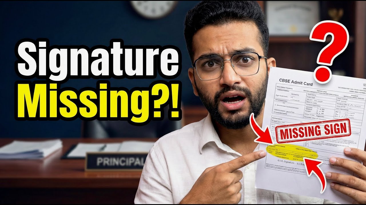 Who Must Sign CBSE Private Candidate Admit Card 2026? Principal ...