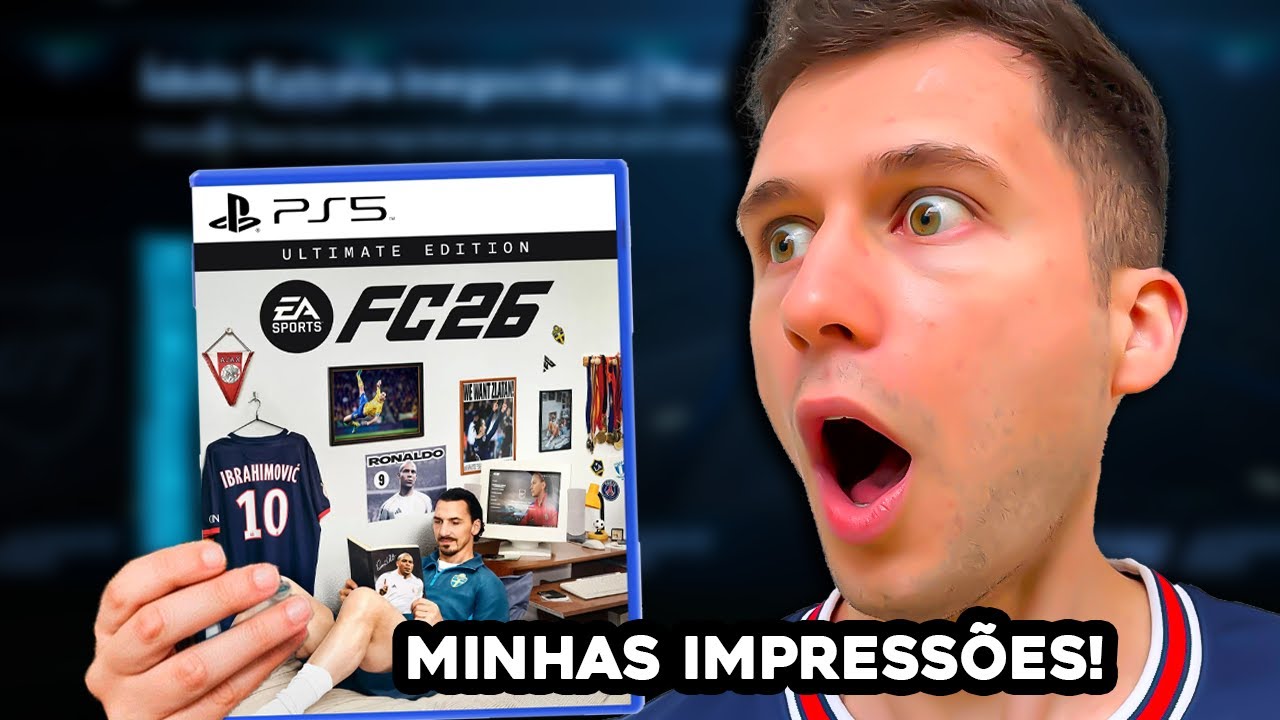 COMO ESTÁ O EA FC 26 ATÉ AGORA? JOGUEI MINHA PRIMEIRA GAMEPLAY 🔥 ULTIMATE TEAM BRASIL