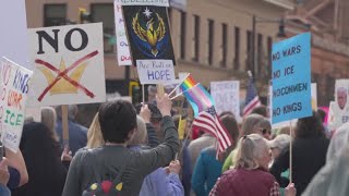 Thousands march in No Kings protest in Missoula