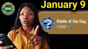 Zoo Riddle of The Day January 9 Today