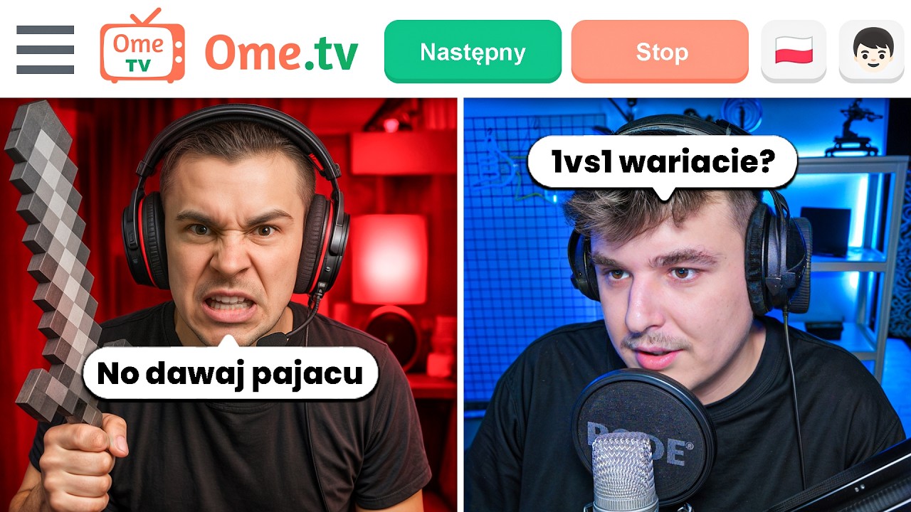 ZAPROSIŁEM LOSOWE OSOBY Z OMETV NA MÓJ SERWER W MINECRAFT XD!!!