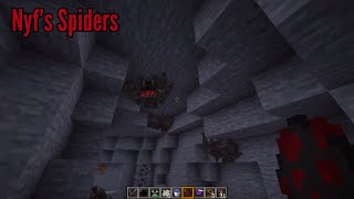 Nyf’s Spiders should replace Minecraft vanilla spiders... feat. Nyf’s Spiders + Fresh Animations