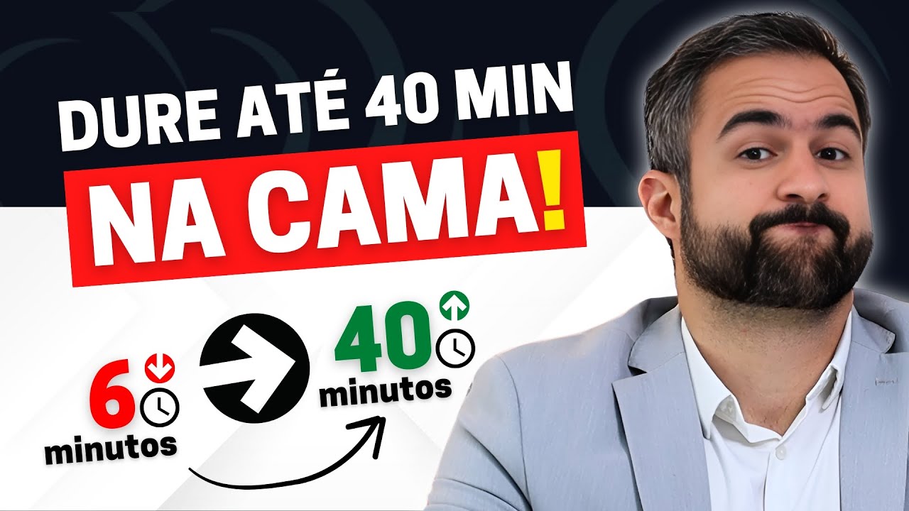 ⁣5 DICAS PARA DURAR MAIS DE 40 MINUTOS NA CAMA SEM REMÉDIOS!