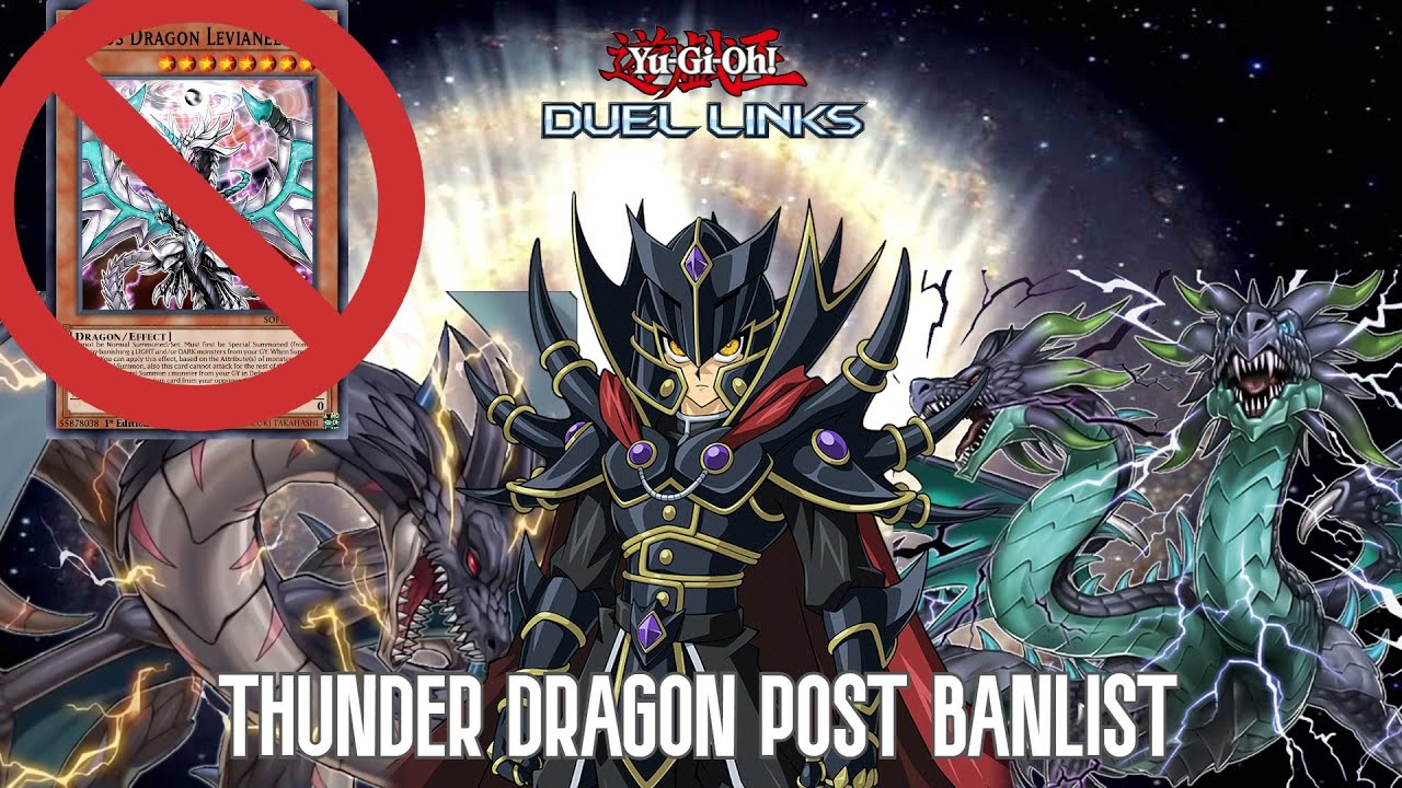 Duel Links! Thunder Dragon F2P Post Banlist no Levianeer!