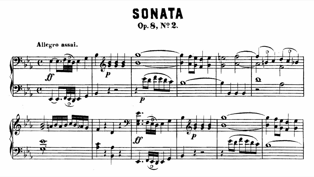 Muzio Clementi - Piano Sonata Op. 8 No. 2 - YouTube