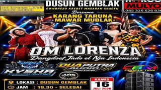 Download lagu Berjadoel Ria bersama OM.LORENZA di Krebet Masaran Sragen 16 Juli 2026