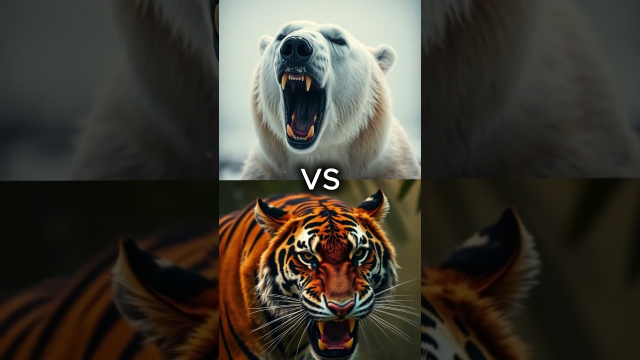 Lion vs Bear, Tiger vs Bear, Elephant vs Tiger, Elephant vs Gorilla, Crocodile vs Gorilla