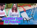 BOIA OU AFUNDA? JOGAMOS TUDO NA PISCINA (e nos surpreendemos)