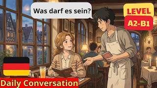 10-Minute Daily German | Ordering At a Restaurant #1 | German for Beginners | Level A2-B1 screenshot 1