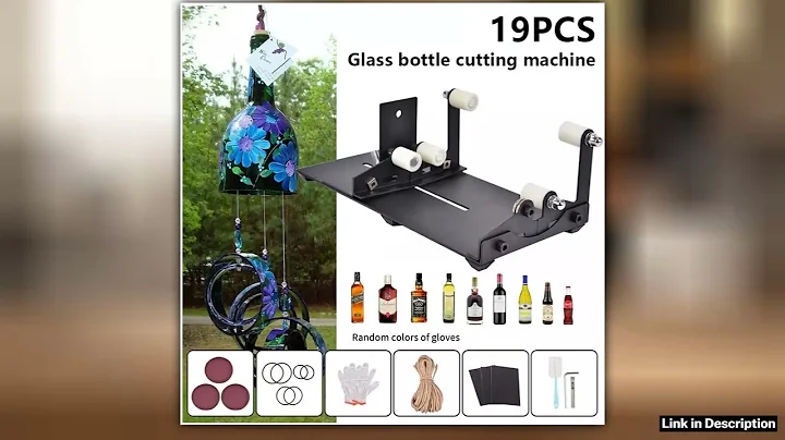 19Pcs Glass Bottle Cutter Tool Square Round Wine Beer Glass Sculptures Cutter Machine for Beer Glas