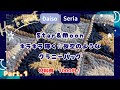 ［スター&ムーンのグラニーバック モチーフの編み方 Part①] #100均 #かぎ針編み #bag #daiso #crochet #seria #star #moon #grannysquare