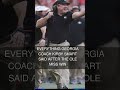 Everything Georgia coach Kirby Smart said after the Ole Miss win