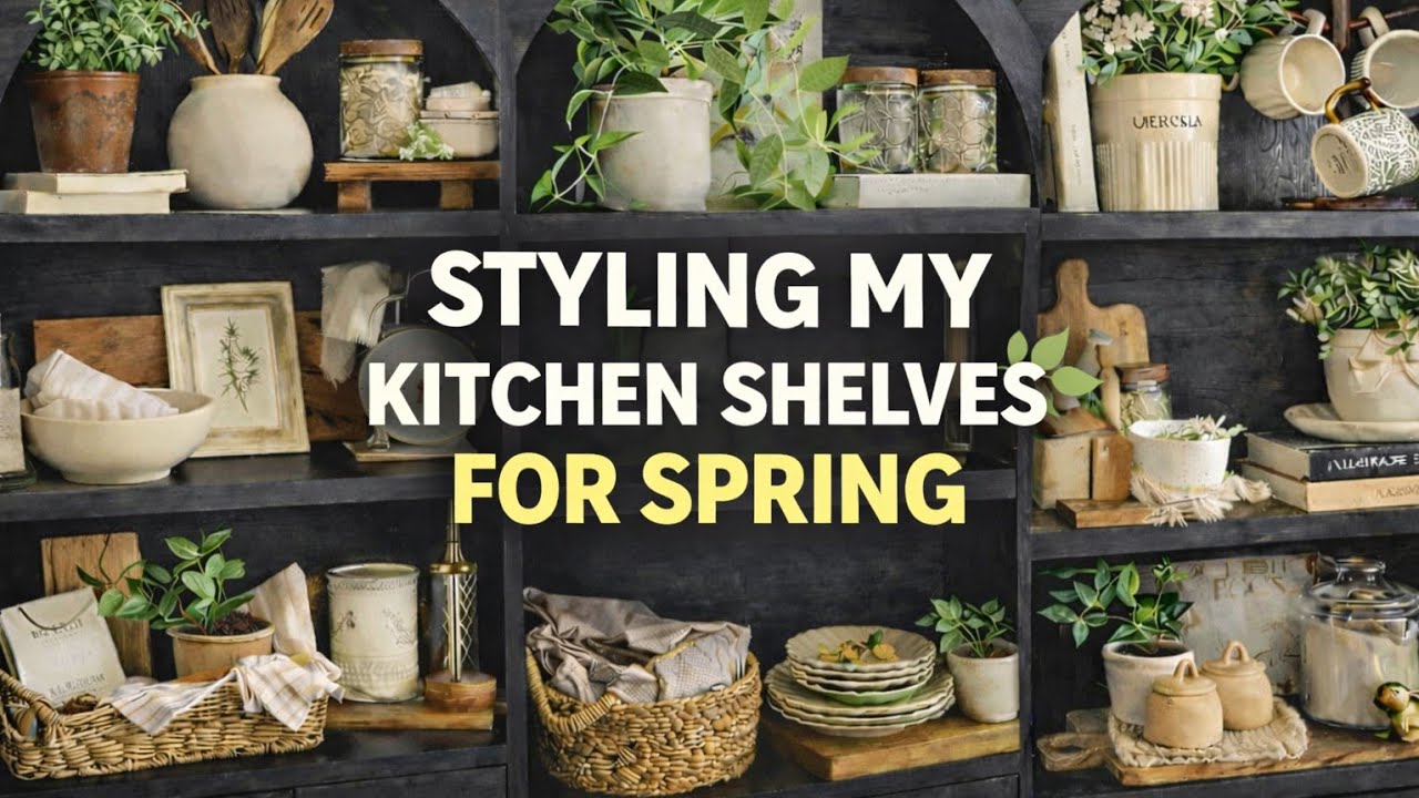 Spring Decorate With Me 🌿 Spring Kitchen Decorating Ideas - YouTube