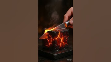 "🧱🔥 Magma Block Cut ASMR | Oddly Satisfying & Deep Sounds 💤🎧"