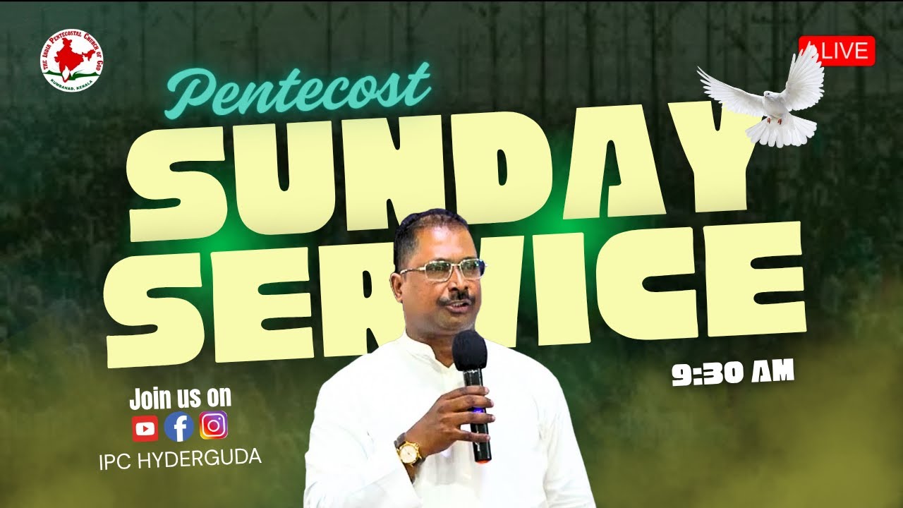 IPC HYDERGUDA SUNDAY SERVICE LIVE || 08 - June - 2025 - YouTube