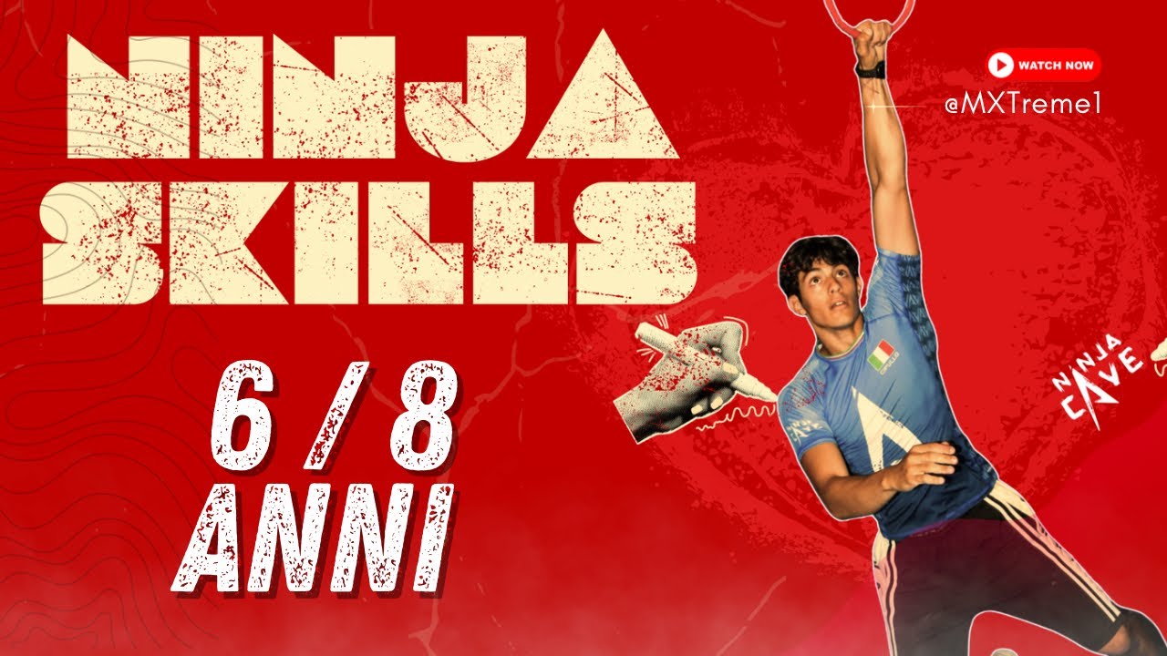 NINJA SKILLS CHALLENGE 2026 | 6/8 Anni | asd Ninja Cave