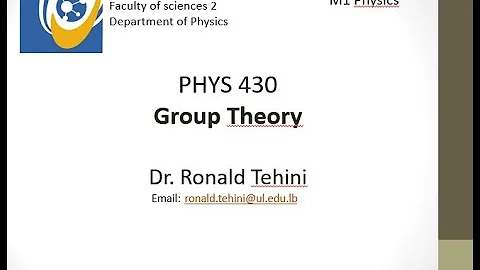 Chapter 1 Introduction to group Theory-Part1