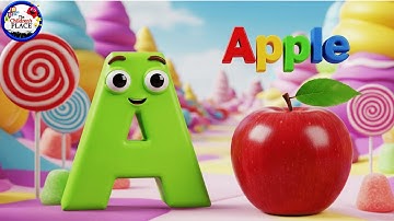 ABC Phonics for Toddlers | A for Apple | ABC Alphabet Song with Sounds for Childern #kidsvideo
