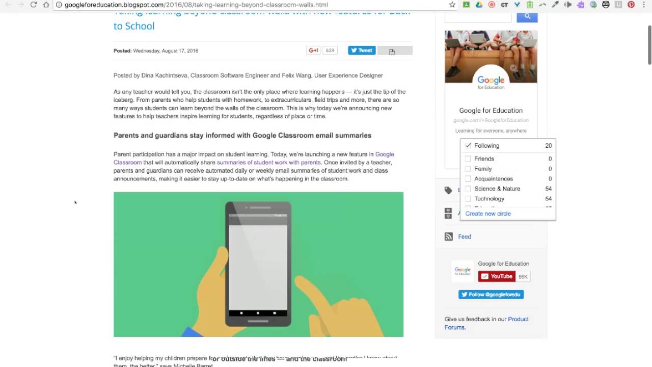 Google Classroom Updates: Topics and Annotation on iPad - YouTube