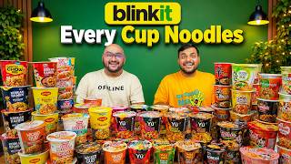 We Tried Every Cup Noodle Available On Blinkit | Viwa Food World