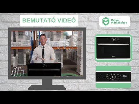 WHIRLPOOL AMW 730/NB | beépíthető mikrohullámú sütő bemutató videó