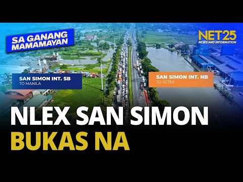 Lahat ng NLEX lanes sa San Simon, bukas na
