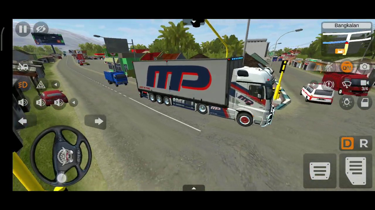 Game truk  kontainer Bus  simulator  indonesia  YouTube