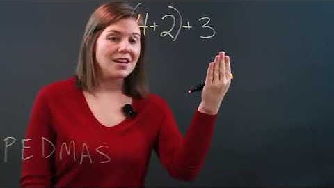 What Does an Addition Problem in Parenthesis Mean?