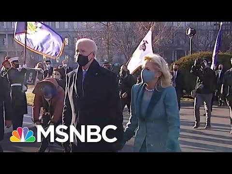 President Joe Biden Walks The Final Portion Of The Inaugural Parade | MSNBC