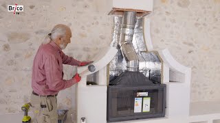 Créer une cheminée à foyer fermé  - Tuto Bricolage avec Robert