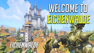 REINHARDTS CASTLE! New Overwatch Map Eichenwalde - [Live Commentary]