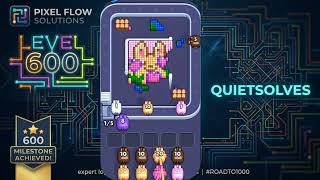 Famous Pixel Flow Levels 615, 616, 617 - Pure Logic & Clean Lines 🧩 Net Worth