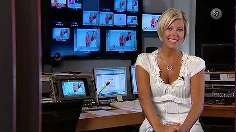 Hanne Troonbeeckx Het vt4 Shownieuws wit kleedje 16 september 2010