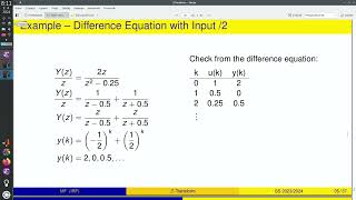 TAR2 20240402 Discrete-Time Transfer Functions 2/2