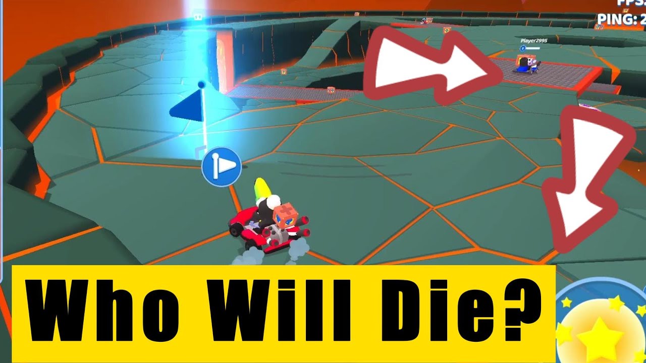 LOL I was too smart! I crushed the blue team's comeback in Smash Karts