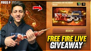 Dj Alok Giveaway Free Fire Live New Event Attack On Titan Weapons Giveaway - Garena Free Fire