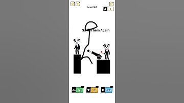 Draw 2 save🤪🤪 stickman puzzle games #save#shorts#gameplay